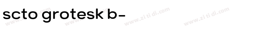 scto grotesk b字体转换